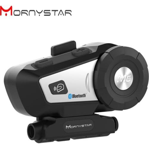 Newest M6 Plus Motorcycle Bluetooth Helmet Headsets Intercom BT Wireless Interphone intercomunicador bluetooth para motocicleta