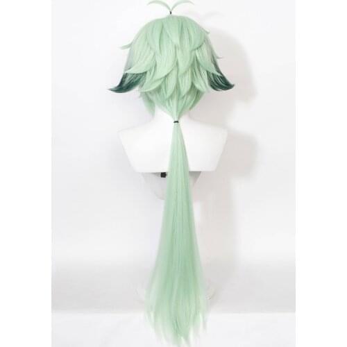 Genshin Impact Sucrose Cosplay Costume Wig Heat Hair Carnival Halloween Party Props