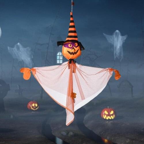 Halloween Hanging Scarecrow Ghost Haunted House Escape Horror Props Ornament Halloween Party Decorations For Home Terror Scary