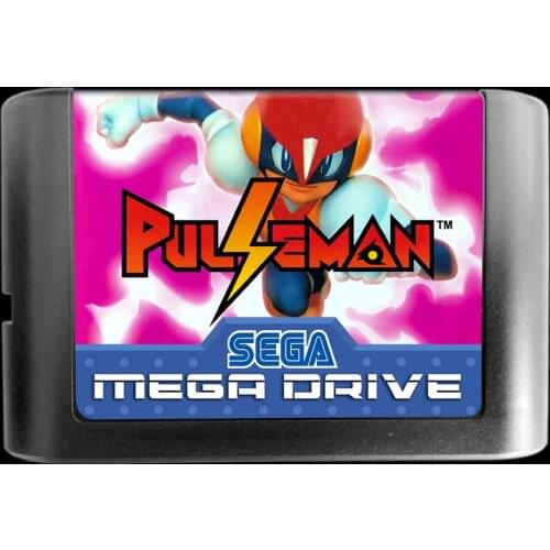 MD Game : Pulseman (Europe PAL Version!! English Language!! )