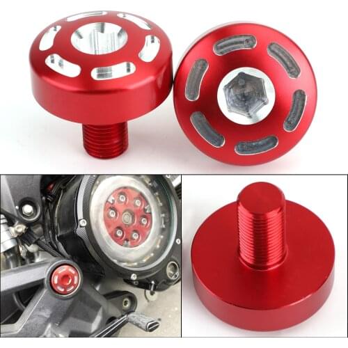 Artudatech Pair CNC Alu Frame Plug Cap for Ducati 795 796 797 Scrambler 400 800 1100 Hypermotard 821 939 Accessories