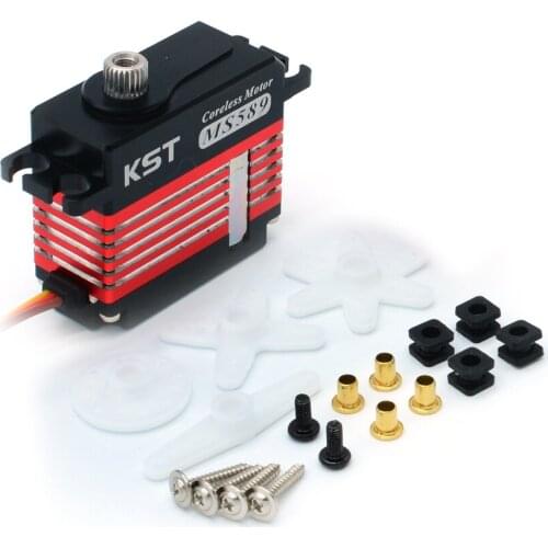 KST MS589 8.4V 9.2kg 0.08sec HV Metal Gear Servo Contactless Position Sensor Motor For Drone UAV RC Car Boat Robot Helicopter