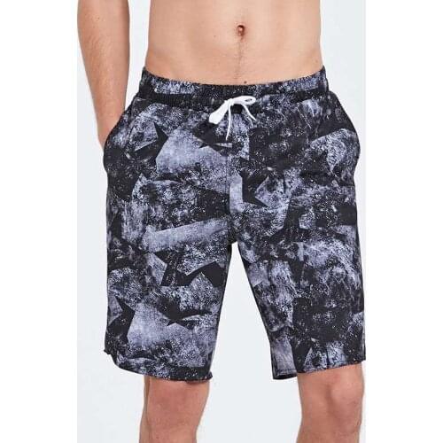 SBART Mens Summer Beach Pants Speed-Dry Pants Floral Shorts Plus-Size Beach Pants Casual Hipster Pants Swimming Surfing