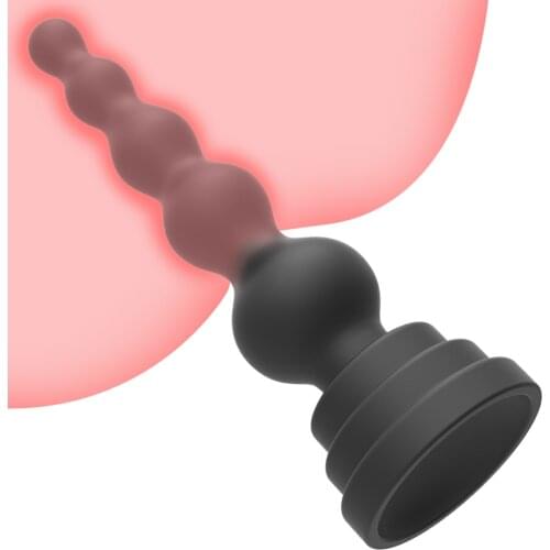 Soft Anal Beads Safe Material Butt Plug Prostate Massage Stimulator Female Masturbation Tool Anal Plug Pussy Sex Toys for Couple