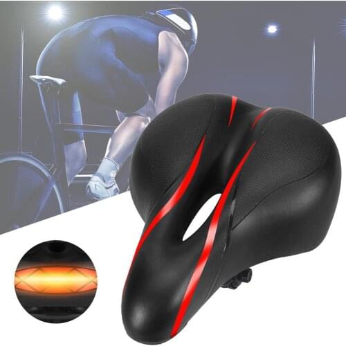 Bicycle Saddle Soft Bike Seat Cover Comfortable Foam Seat Cushion Cycling Saddle for Bicycle Bike Accessories + tool