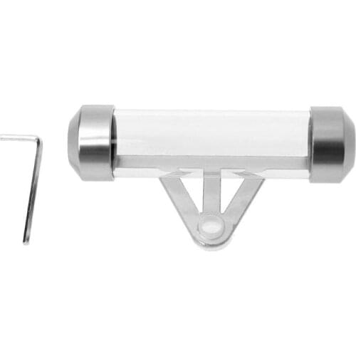 N84F NEW Universal Motorcycle Tube Tax Disc Cylindrical Holder Frame Real Waterproof