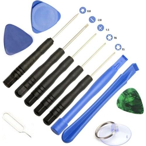 12pcs/set Mobile Repair Opening Tool Kit Set Pry Screwdriver Universal Opening Pry Repair Screwdrivers Tools Set Kit For Phone