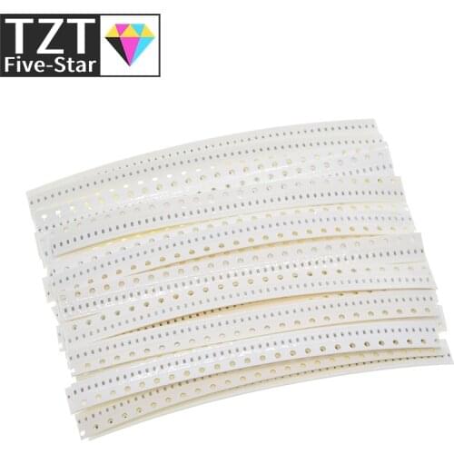 0402 SMD Ceramic Capacitor Assorted Kit 1pF~10uF 50values*50pcs=2500pcs Chip Ceramic Capacitor Samples ki