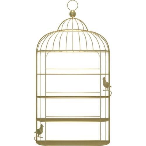 Nordic Decoration Wall Hanging Racks Gold Wrought Iron Shelf Wall Nail Art Display Rack Cosmetics Wall Storage Rack Shelves