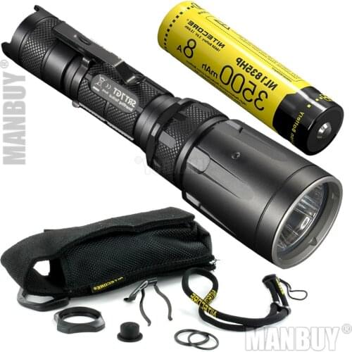 2020 NEW NITECORE SRT7GT CREE XP-L HI V3 1000 Lumen Flashlight Smart Selector Ring Waterproof Rescue Search Torch Hiking Fishing