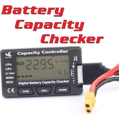 New Digital Battery Capacity Checker RC CellMeter 7 For LiPo LiFe Li-ion NiMH Nicd New