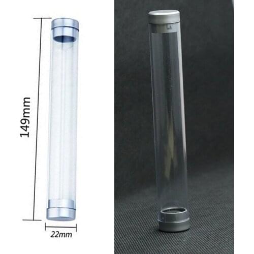 Plastic Transparent Tube Case Pen Storage Box Stationery Organizer School Office Creative Stationery Box