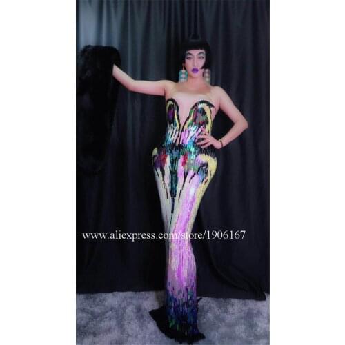 Cosplay Halloween Christmas Mermaid Dress Party Event DS Singer Daner Clothes Nightclub Bar Stage Performance Ballroom Costume