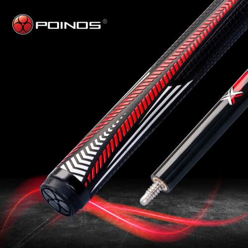 POINOS DY Pool Cue Billiard Cue 11.5/13mm Tip Maple Silicone Wrap Billar Stick Kit For Beginner Black 8 Nine Ball China 2019