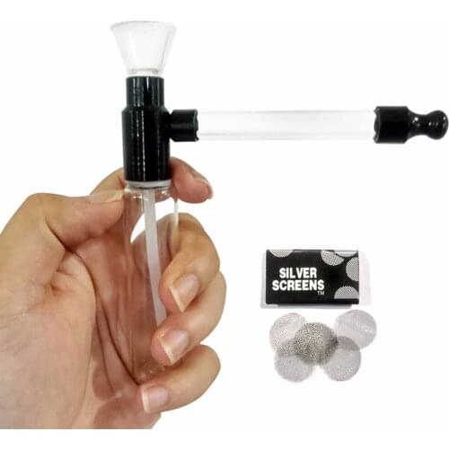 Portable Water Pipe Glass Bottle Tobacco Accessories Mini Hookah Shisha Filter Mouthtips Smoking Pipes Filter Gift for Men