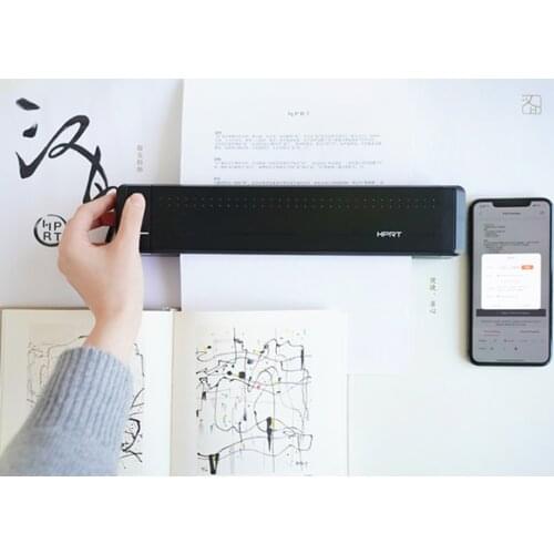 Portable printer thermal transfer Mini Bluetooth USB mobile Ordinary A4 printing paper home business with built-in battery