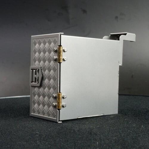 Rc Car 27mm Metal Toolbox For 1:14 Scale Model Truck TAMIYA Tractor MAN TGX SCANIA R620 VOLVO FH16 Mercedes Actros IVECO DIY