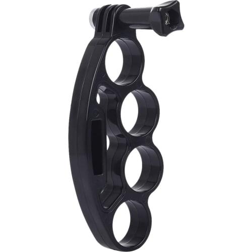 Handheld Plastic Knuckles Fingers Grip Ring Monopod Tripod Mount with Thumb Screw for Xiaoyi and Other Action Cameras