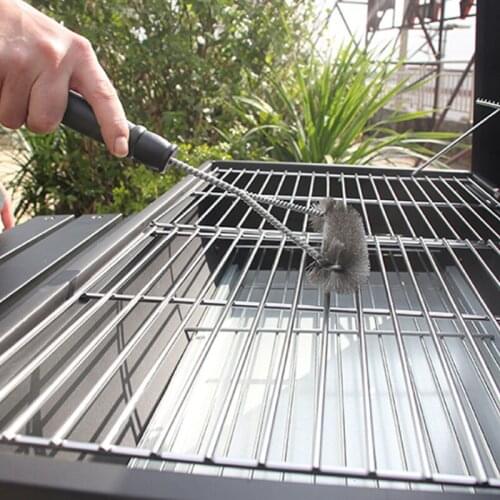 Barbecue Gadgets Brush Cleaning Brush Stainless Steel Cooking Tools Kitchen Barbecue Grill Barbecue Tools