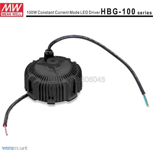 HBG-100-36B Mean Well Dimmable 100W LED Driver Waterproof Power Supply AC Input DC 36V 2.7A Output for CREE CXB3590 LED
