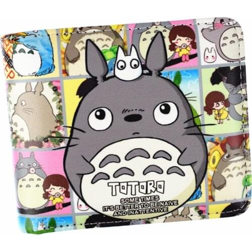 Anime Cartoon My Neighbor Totoro Wallet Cute Short Purse With Coin Pocket Card Holder