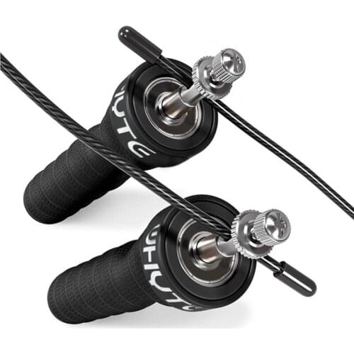 Fitness Heavy Weighted Speed Jump Rope Crossfit Skipping Ropes Ball Bearings Anti-Slip Handles Sports Workout Exercise Training