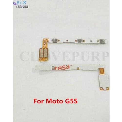 1PCS for Motorola Moto G5S Power ON/OFF Button Switch Flex Cable Ribbon Replacement Repair Spare Parts