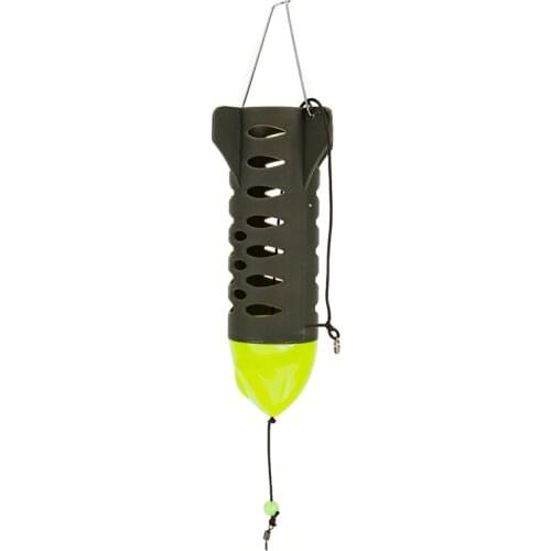 1Pcs Fishing Nesting Bait Thrower Particle Container Floating Bait Container Rocket Feeder Fishing Gear Accessories