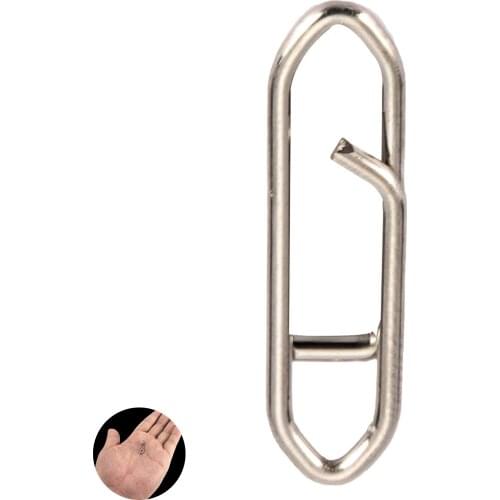 100pcs Multifunctional fishing nice hooked snap Pin 304 Stainless Steel Fishing Barrel Swivel Lure Connector Accessories