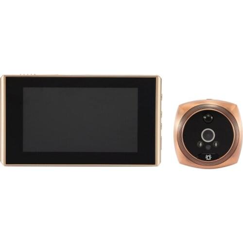 4.3 Inch LCD Screen Digital Doorbell 160° Door Eye Electronic Peephole Door Camera Viewer Outdoor Door Bell