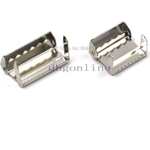 50 PCS 19mm 25mm Leg Ratchet Hardware for Suspender Paci Pacifier Clip Buck Belt adjust 3/4" 1"