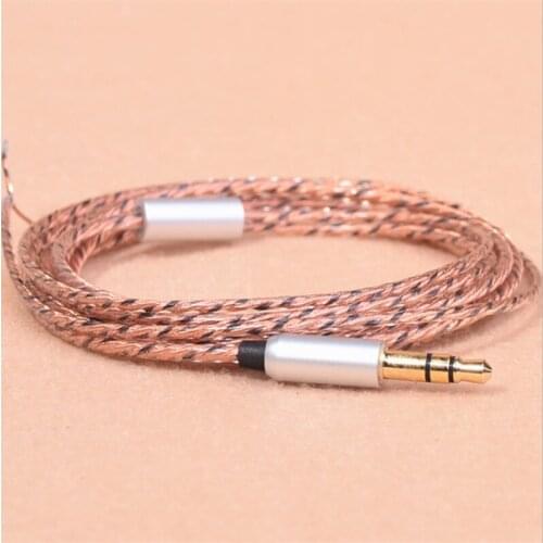 DIY Earphone Wire 40 core Heavy Bass Cable 1.2meter 1pcs