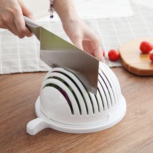 Wonderlife para ensalada de frutas para el hogar cuenco multifuncional para cortar frutas y verduras accesorios cocina kitchen