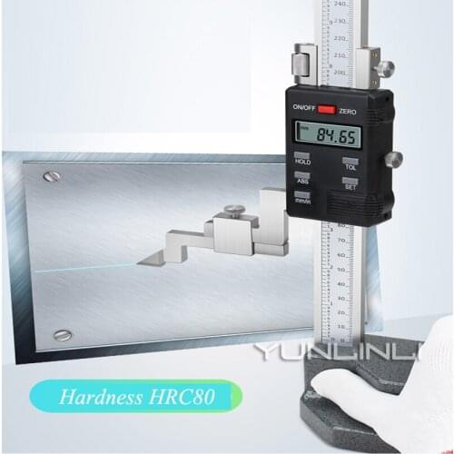 Stainless steel digital display cursor height gauge 0-300mm marking ruler line height marking head 0-500