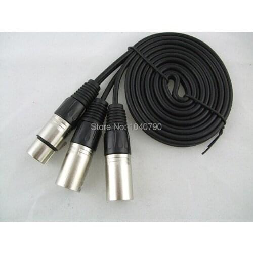 Mother you to dual card nong Audio line Tuning decca dragon line microphone cable Audio signal lines 5M 16ft