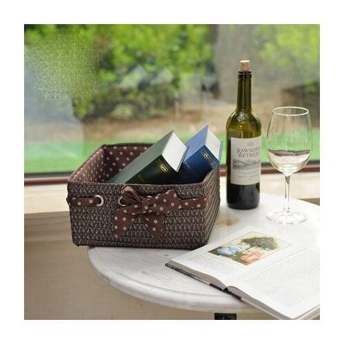 Wheat Straw Storage Box Environmentally Friendly Storage Box Desktop Drawer Finishing Basket