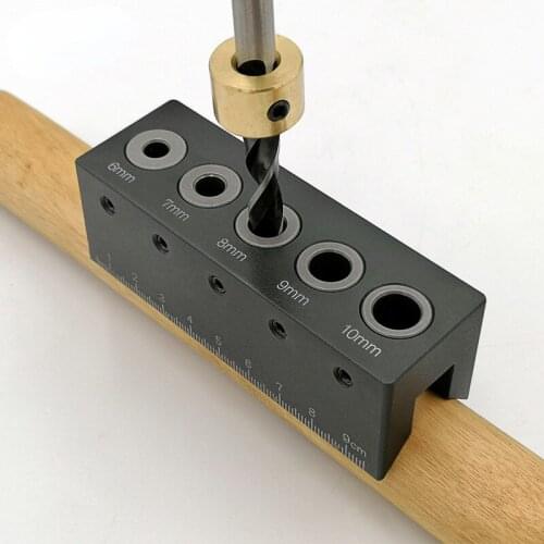 Circular Pipe Puncher Positioner 90 Right Angle Log Tenon Positioning Auxiliary Woodworking Drill