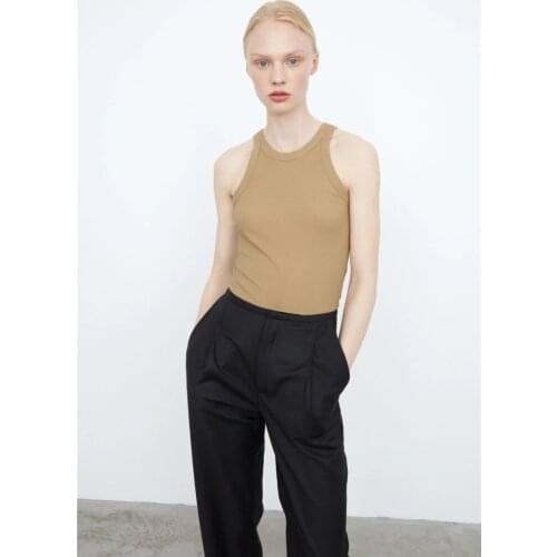 Totem* Esper* 21 summer pure cotton classic multiple colors T-shirt rib tank top