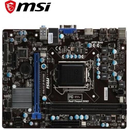 For MSI H61M-E33/W8 Desktop Computer Motherboard LGA 1155 DDR3 For Intel H61 H61M Desktop Mainboard SATA II Used