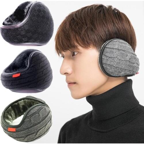 Men Women Outdoor Winter Plush Back-wearing Style Fashion Earmuff Warm Earflap Ear Warmer Ear Cover Protector