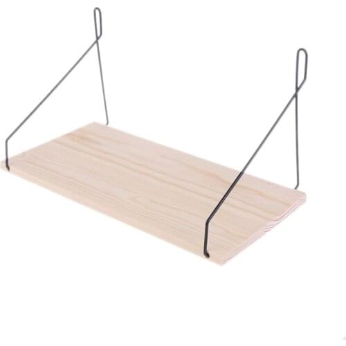 2021 New Wooden Wall Mounted Book Shelf Flower Pot Storage Rack Shelves Hanging Holder Household Home Decor