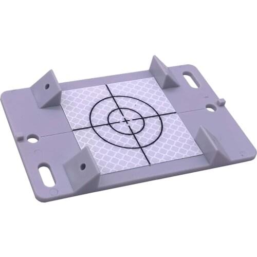 Gray Color Measurement plaquettes with 60 mm reflective target for total station, Mini prism