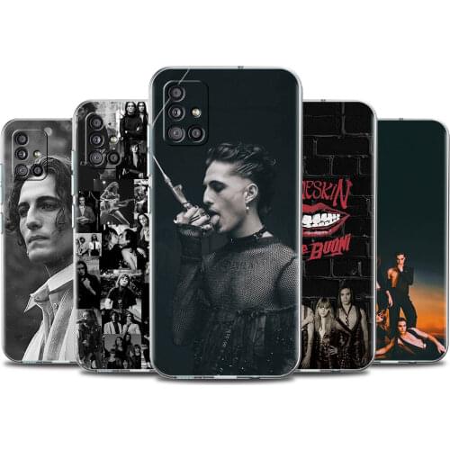 Maneskin Damiano David Transparent Case For Samsung Galaxy A51 A71 A21s A31 A12 A32 5G A21 EU A52 4G A41 A11 A22 TPU Phone Cover