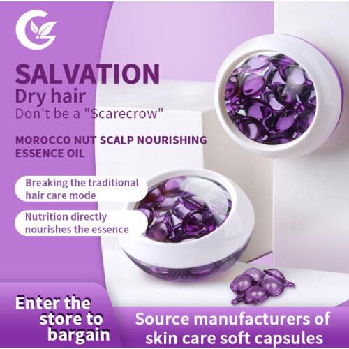 Sevich Moroccan Oil Damaged Repair Keratin Complex Vitamin Capsule Hair Treatment Oil Smooth & Silky Hair Care Serum