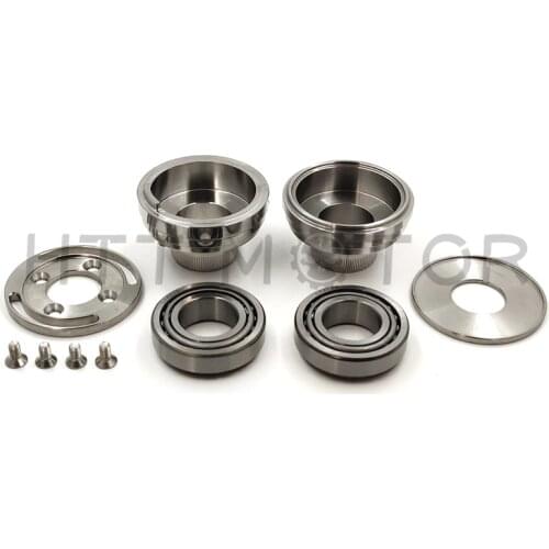 Aftermarket free shipping motorcycle Neck Cups Integrated Internal Fork Stops Wide Glide Springer Chopper for Harley davidson