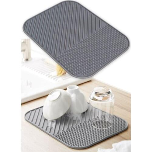 Silikon Dish Drying Mat Dish Rack