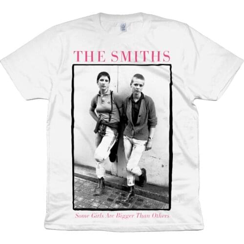 THE SMITHS - Some Girls Are Bigger Than Others - Organic T Shirt - Morrissey 100% Cotton T Shirts Brand Clothing Tops Tees