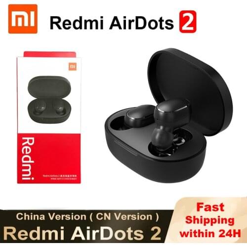 Xiaomi Redmi Airdots 2 TWS Wireless Earphone Bluetooth Noise Reduction AI Control With Mic Redmi Airdots S Wireless Earbuds