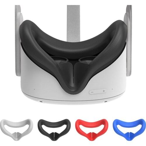 Silicone Eye Mask Cover For Oculus Quest 2 VR Glasses Anti-Sweat Light Blocking Eye Cover Anti-Leakage For Oculus Quest 2