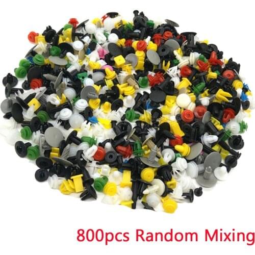 800pieces 30 kinds Universal Mixed Auto Fastener Car Bumper Clips Retainer Car Fastener Rivet Door Panel Liner for All Car